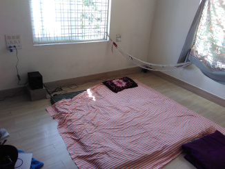 Here is my bed where I will be sleeping. I already tried it out this afternoon and slept deeply.