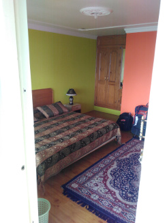 A view of the room I'm staying in.