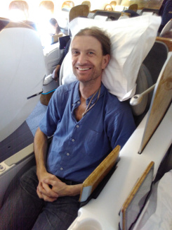 Sitting in the plane