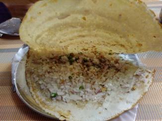 Have a peek inside my Dosa. It does look like a Cylon Basestar from the original Battlestar Galactica series.